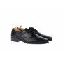 Oferta marimea 40, Pantofi barbati eleganti din piele naturala de culoare neagra LNIC03NS
